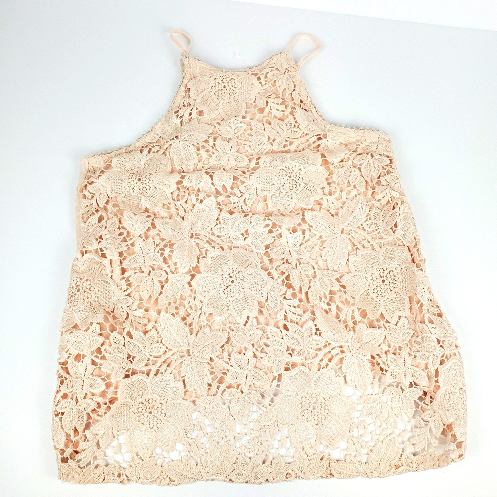 Skylar & Jade Floral Lace Tank Top